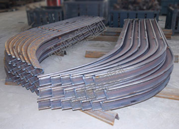 弧板型网壳支架